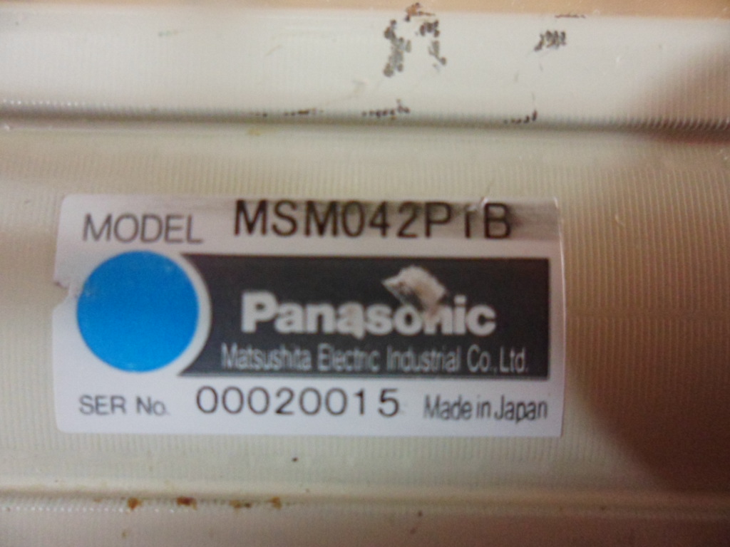 Panasonic AC Servo Motor MSM042P1B Used Perfect
