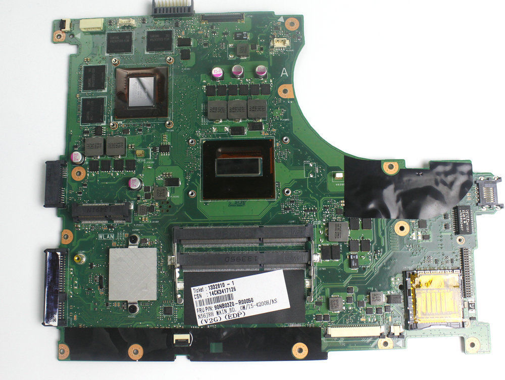 Asus N56JR N56JK GTX 760M Laptop Motherboard I7 CPU REV.2.0 90NB