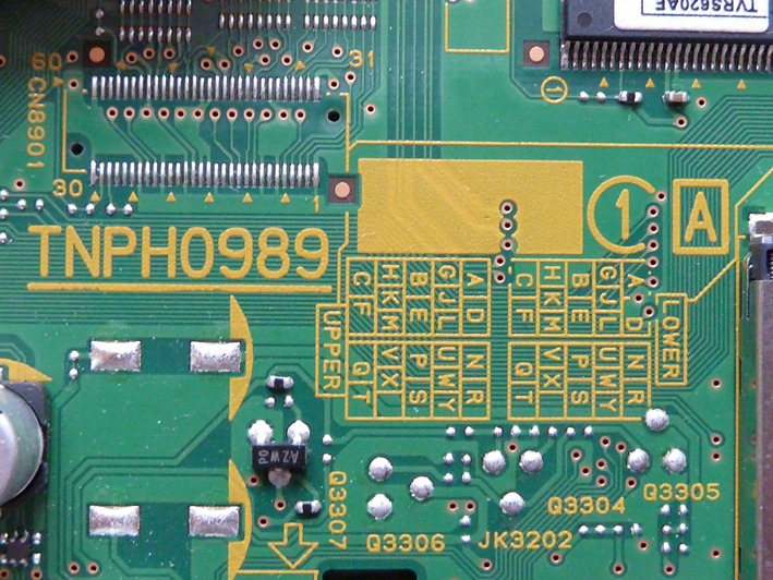 Panasonic TXN/A1RCUUS (TNPH0989UD) A Board for TC-P65ST50