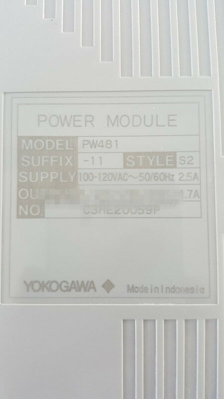 YOKOGAWA PW481-11 used and tested in good condition - Click Image to Close