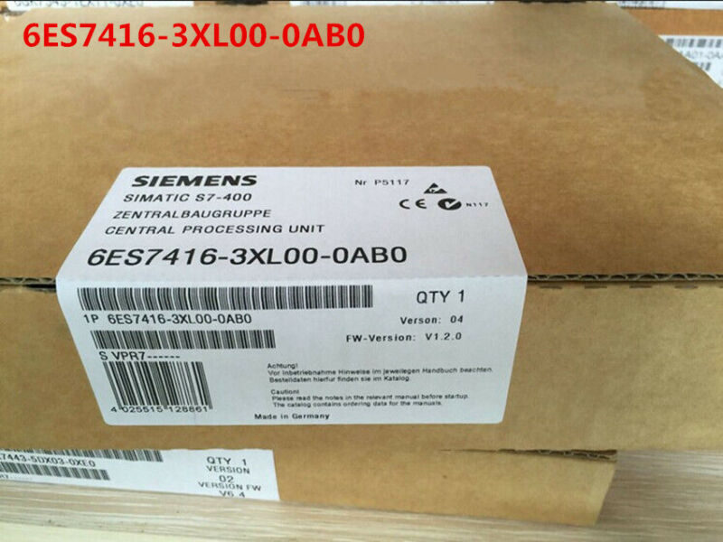 SIEMENS 6ES7416-3XL00-0AB0 6ES7 416-3XL00-0AB0 NEW IN BOX