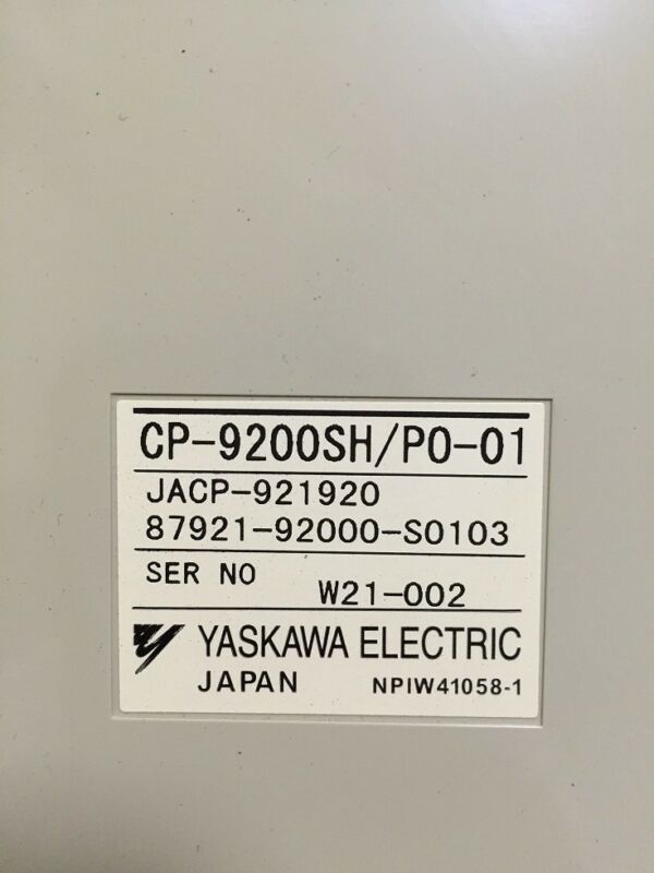 YASKAWA PLC CP-9200SH/PO-01 JACP-921920 used - Click Image to Close