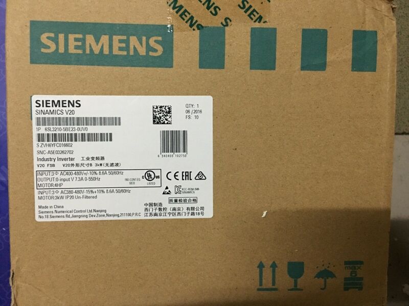 SIEMENS 6SL3210-5BE23-0UV0 6SL3 210-5BE23-0UV0 new in box 1pcs