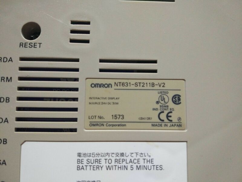 OMRON NT631-ST211B-V2 Used And Tested 1Pcs - zum Schließen ins Bild klicken