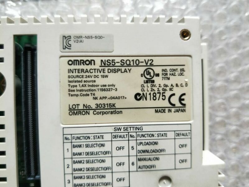 OMR NS5-SQ10-V2 used and tested 1PCS - Click Image to Close