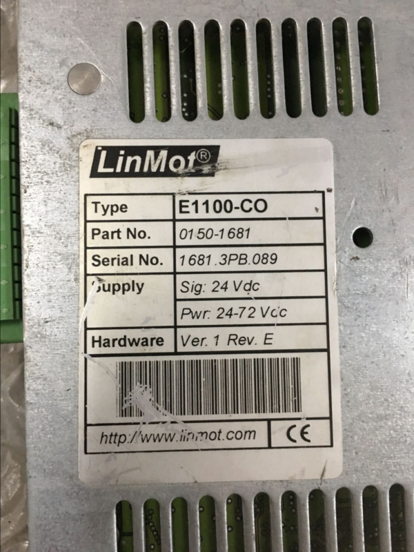 LinMot E1100-CO E1100-C0 Used 1pcs - Click Image to Close