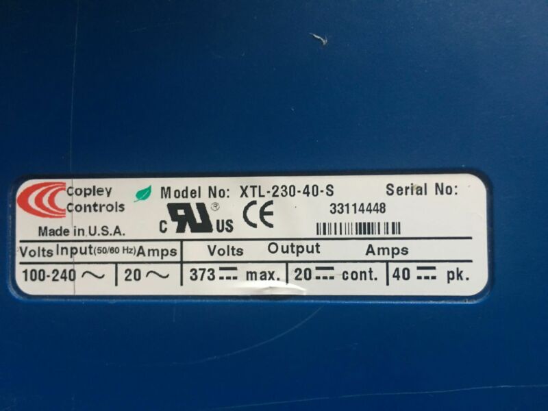 Xenus XTL-230-40-S Used 1pcs - Click Image to Close