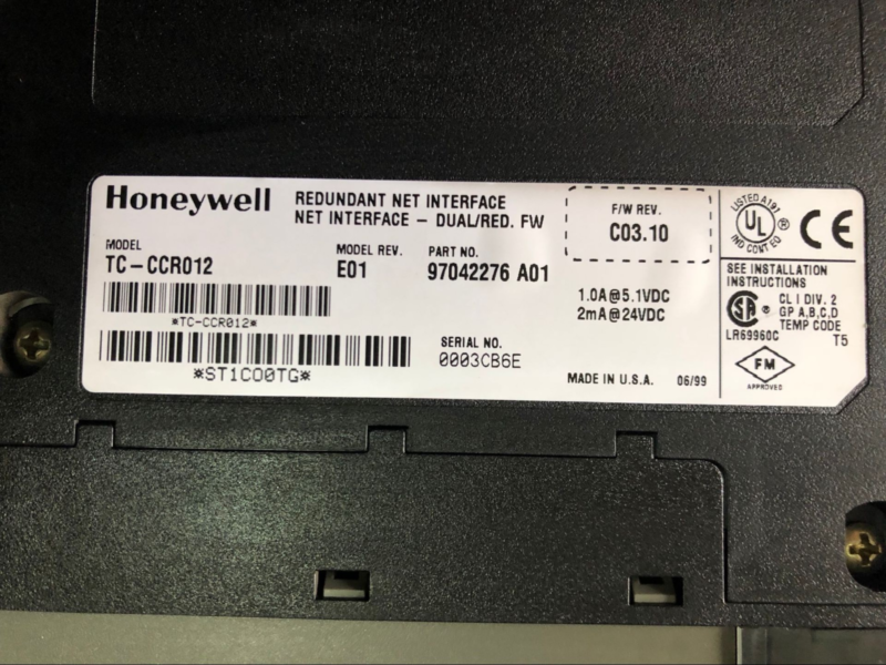 Honeywell TC-CCR012 Used 1PCS - zum Schließen ins Bild klicken
