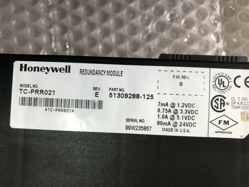 Honeywell TC-PRR021 Used 1PCS - Click Image to Close