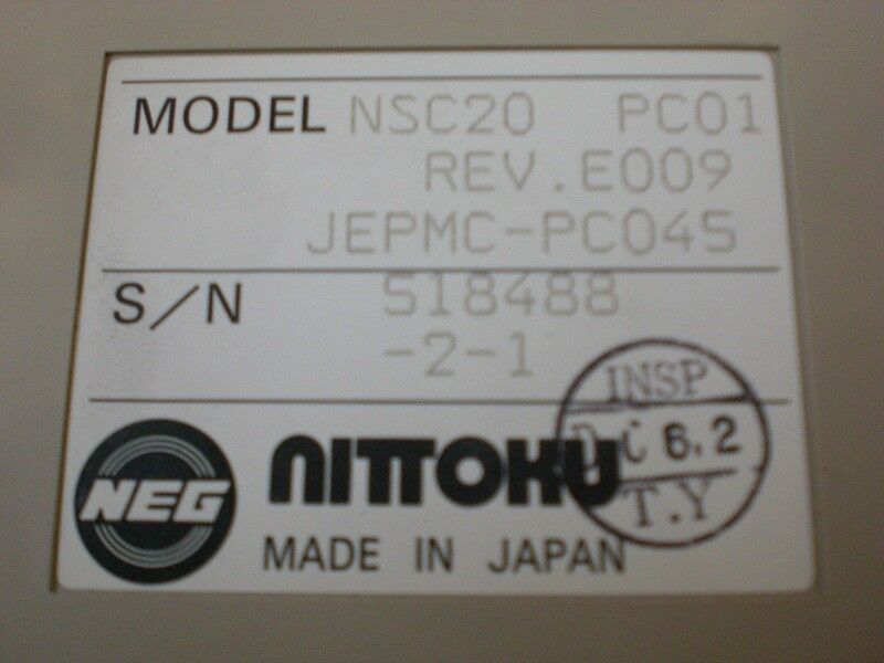 YASKAWA NSC20 PC01 JEPMC-PC045 Used 1pcs - Click Image to Close