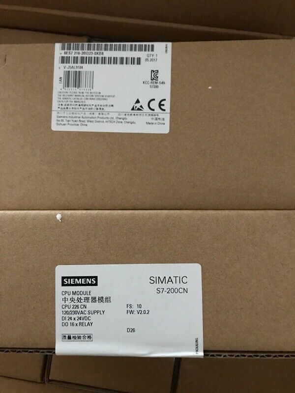 Siemens 6ES7216-2BD23-0XB8 CPU226 6ES7 216-2BD23-0XB8 New In Box 1PCS
