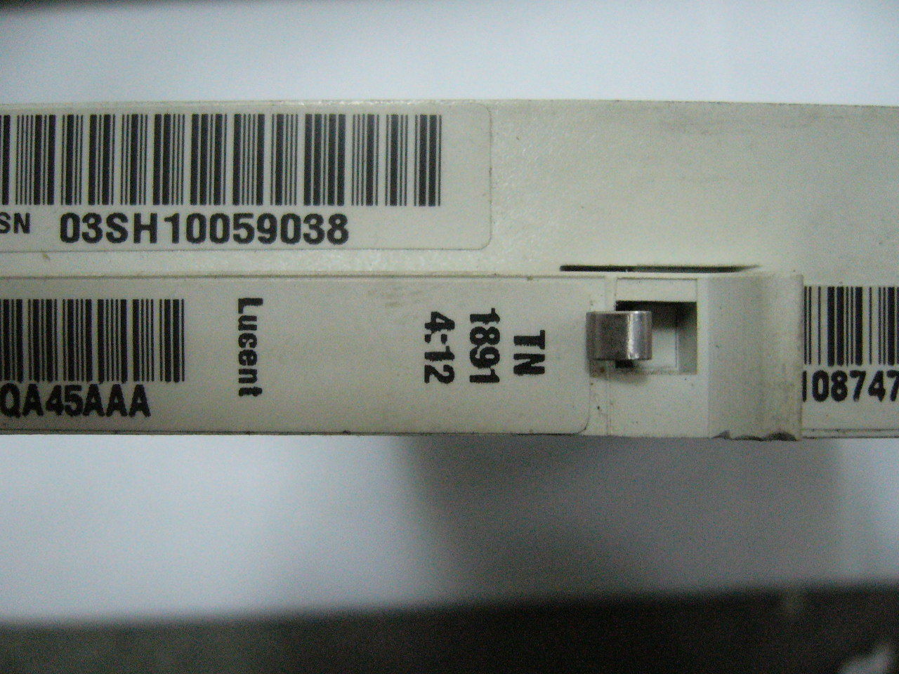 Lucent TN1891 4:12 Card HECI E5PQA45AAA 5ESS - Click Image to Close