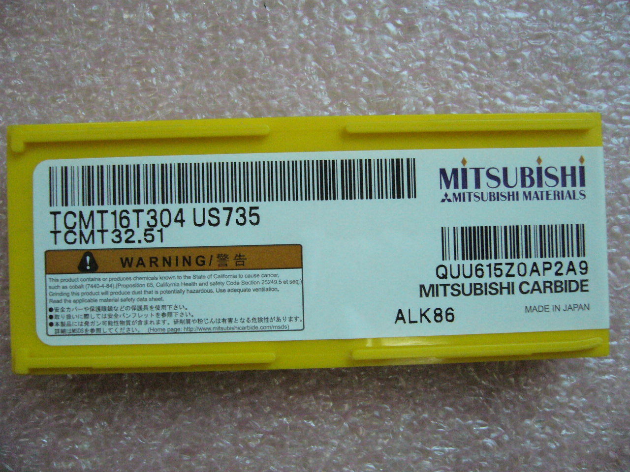 QTY 10x Mitsubishi TCMT32.51 TCMT16T304 US735 NEW