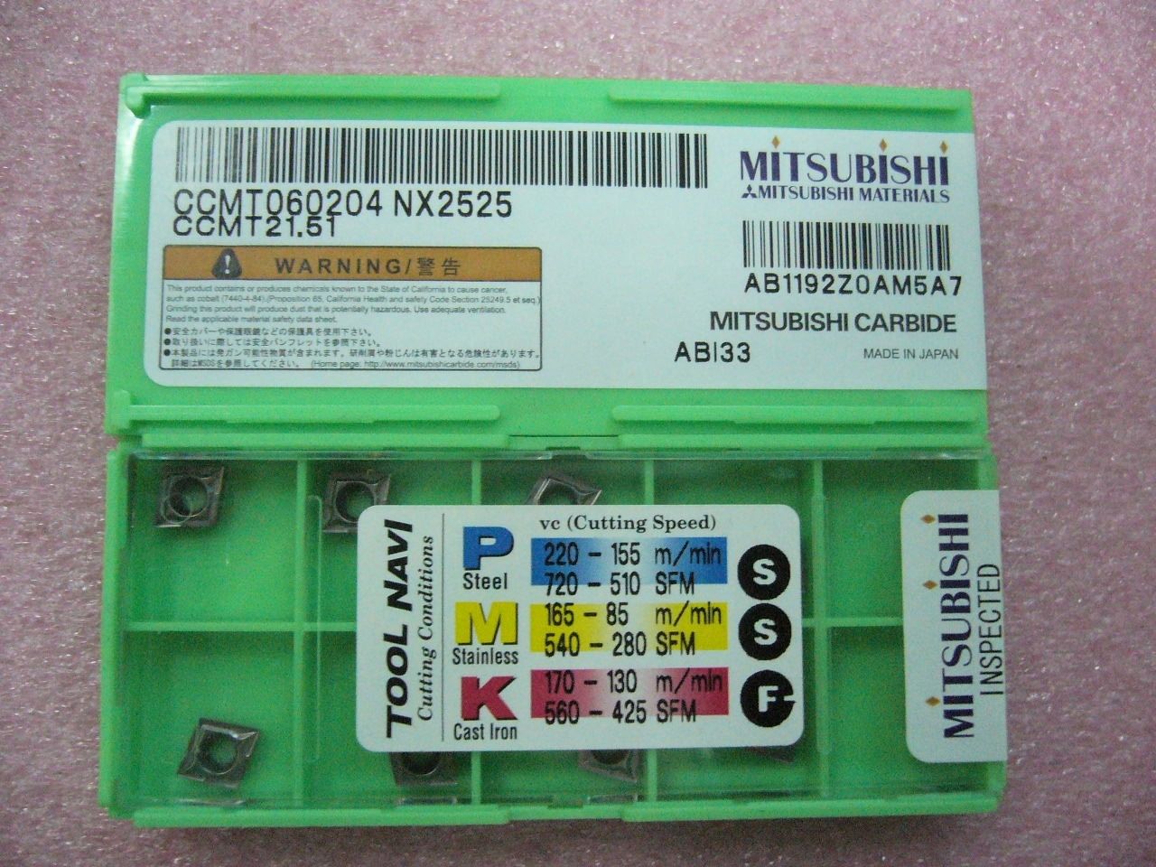 QTY 20x Mitsubishi CCMT21.51 CCMT060204 NX2525 NEW