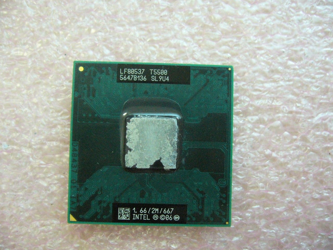 QTY 1x INTEL Core 2 Duo T5500 1.66 GHz/2M/667Mhz CPU for Laptop SL9U4 SL9SH