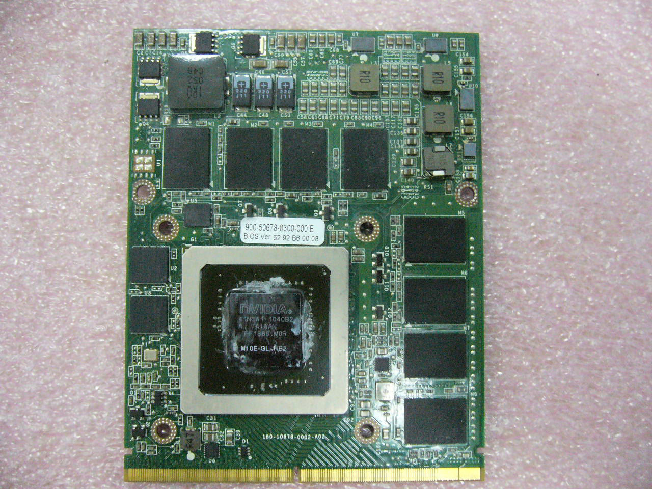 QTY 1x Nvidia Quadro FX2800M N10E-GLM 1GB Mem MXM Video Card