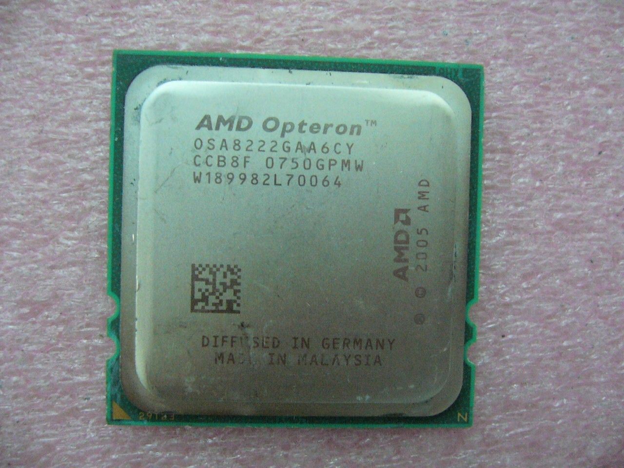 QTY 1x AMD OSA8222GAA6CY Opteron 8222 3.0 GHz Dual Core CPU Socket F 1207