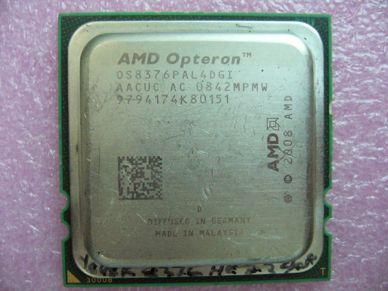 QTY 1x AMD Opteron 8376 HE 2.3 GHz Quad-Core OS8376PAL4DGI CPU Socket F 1207