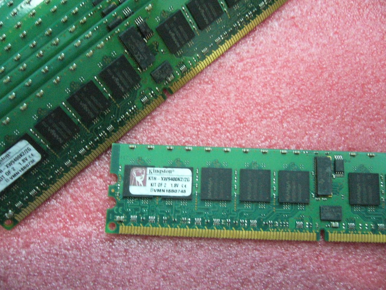 QTY 1x 1GB PC2-5300 DDR2 667MHz ECC Registered Memory Kingston KTH-XW9400K2/2G