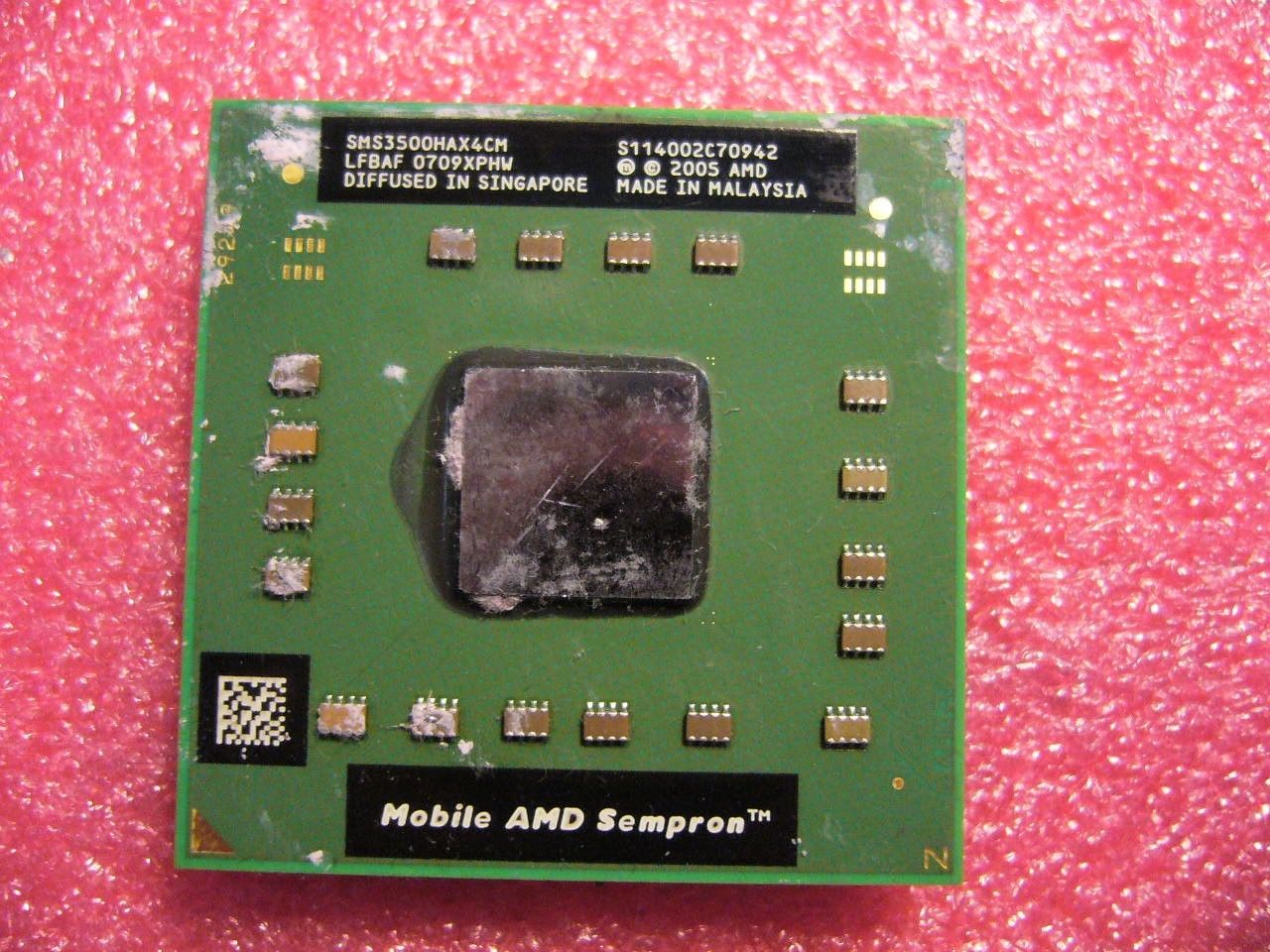 QTY 1x AMD Mobile Sempron 3500+ 1.8 GHz (SMS3500HAX4CM) CPU Socket S1 - zum Schließen ins Bild klicken