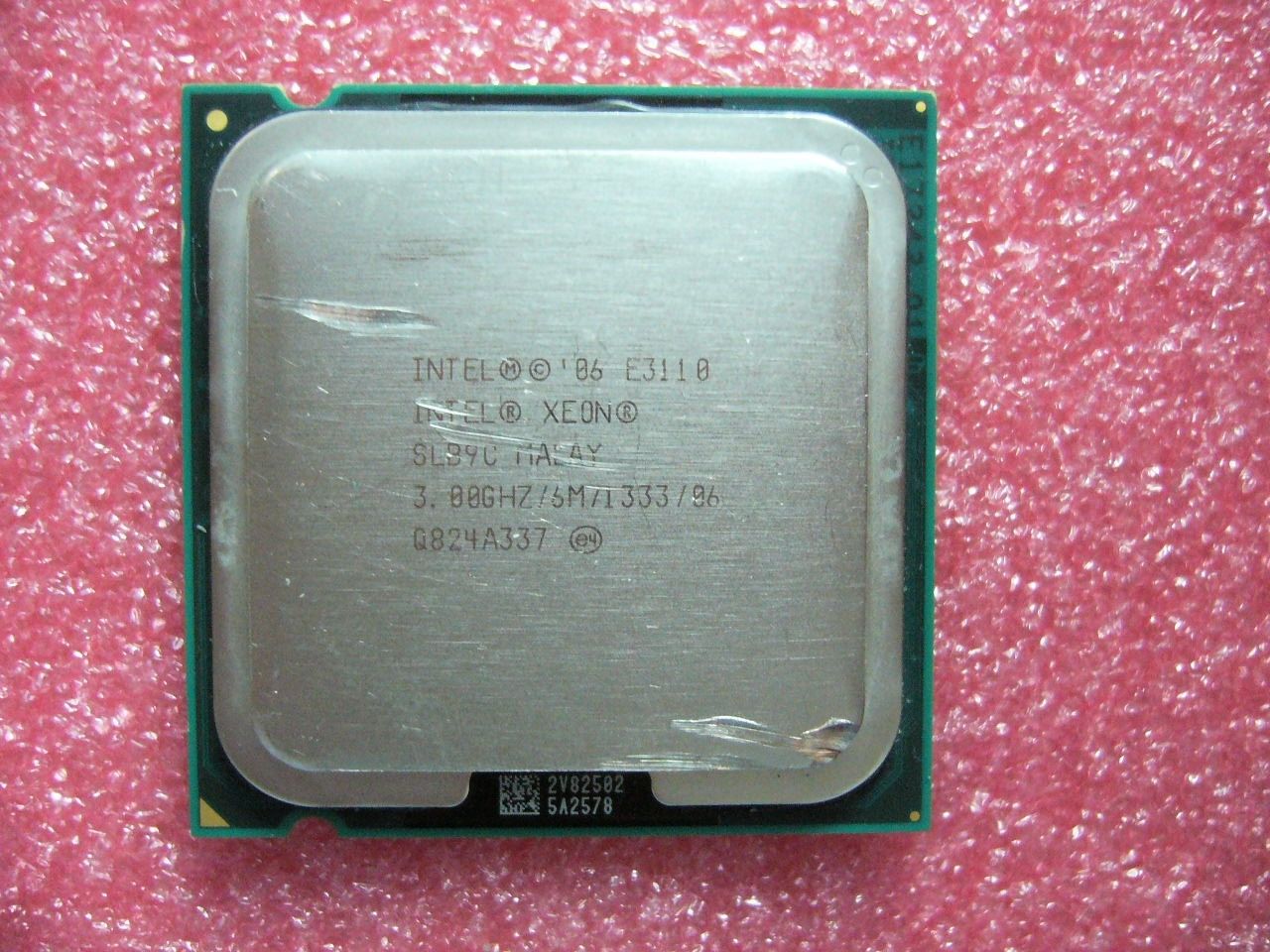 QTY 1x INTEL Xeon E3110 CPU 3.0GHz/6MB/1333Mhz LGA775 SLAPM SLB9C
