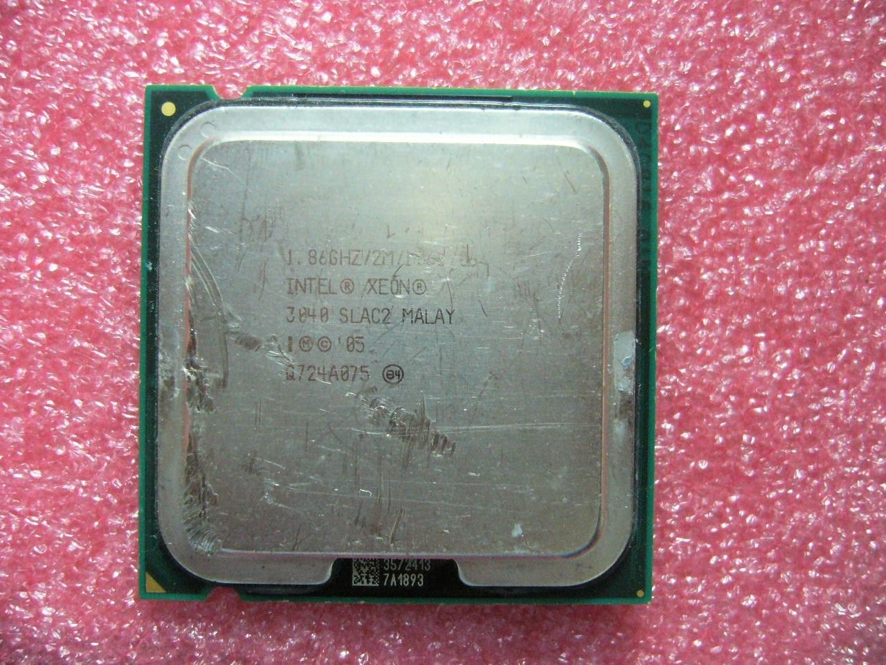 QTY 1x INTEL Xeon Dual Cores 3040 CPU 1.86GHz 2MB/1066Mhz LGA775 SLAC2 - Click Image to Close