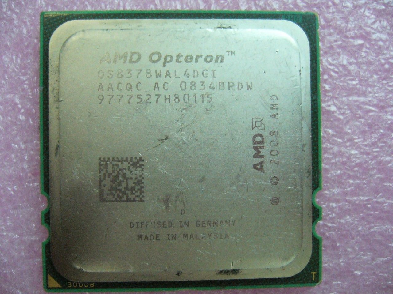 QTY 1x AMD Opteron 8378 2.4 GHz Quad-Core (OS8378WAL4DGI) CPU Socket F 1207