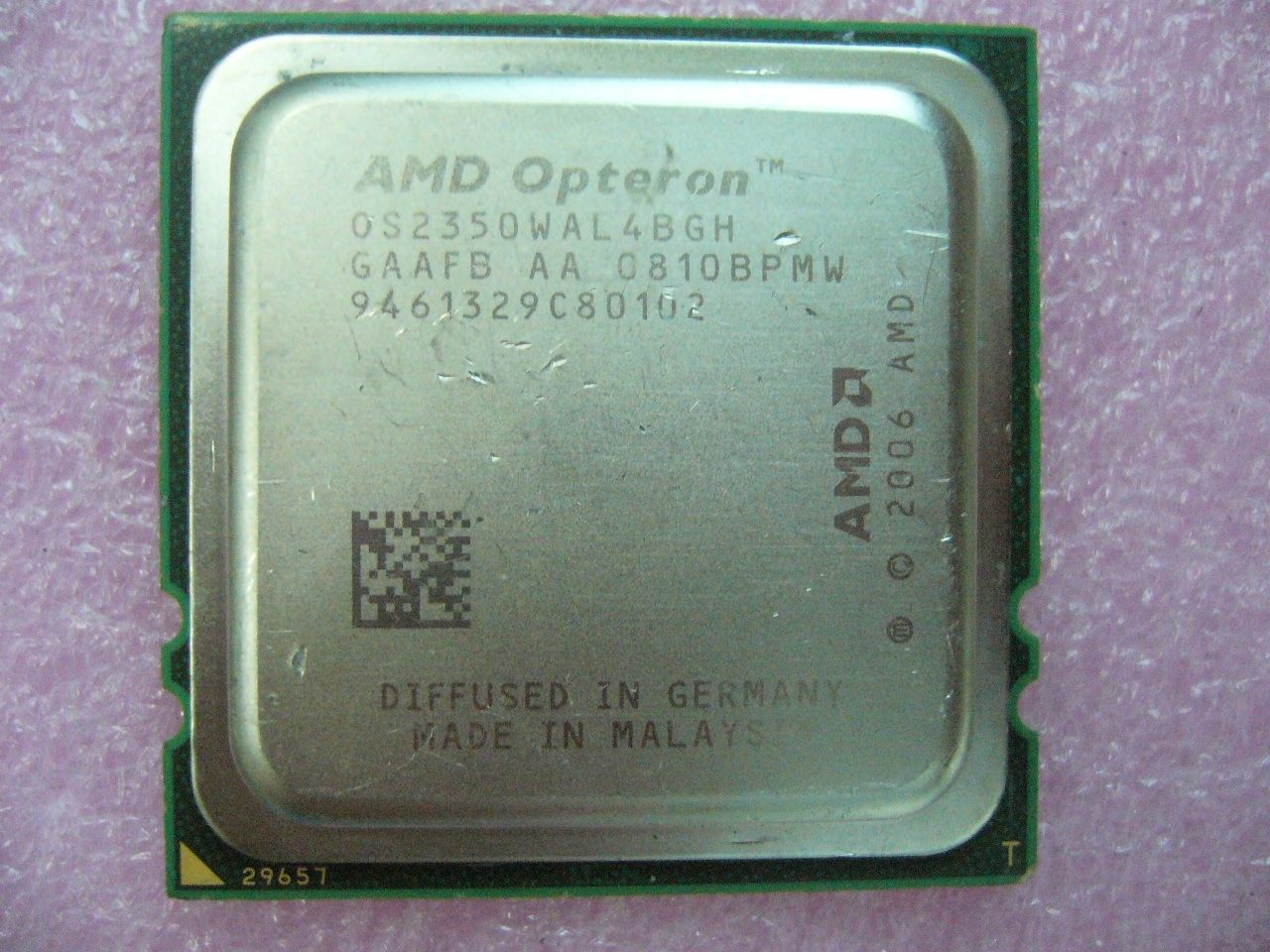 QTY 1x AMD Opteron 2350 2 GHz Quad-Core (OS2350WAL4BGH) CPU Socket F 1207