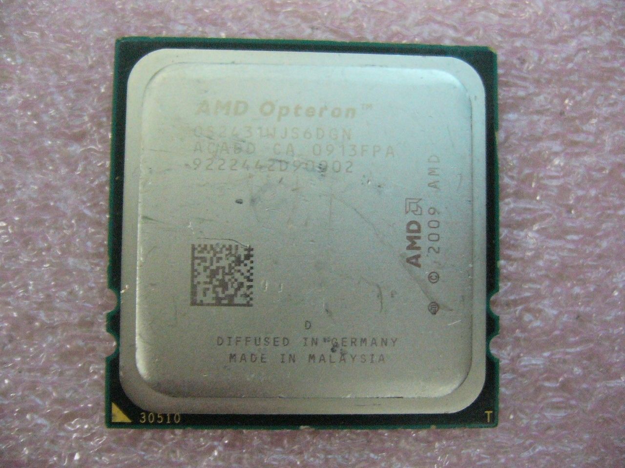 QTY 1x AMD Opteron 2431 2.4 GHz Six Core (OS2431WJS6DGN) CPU Socket F 1207