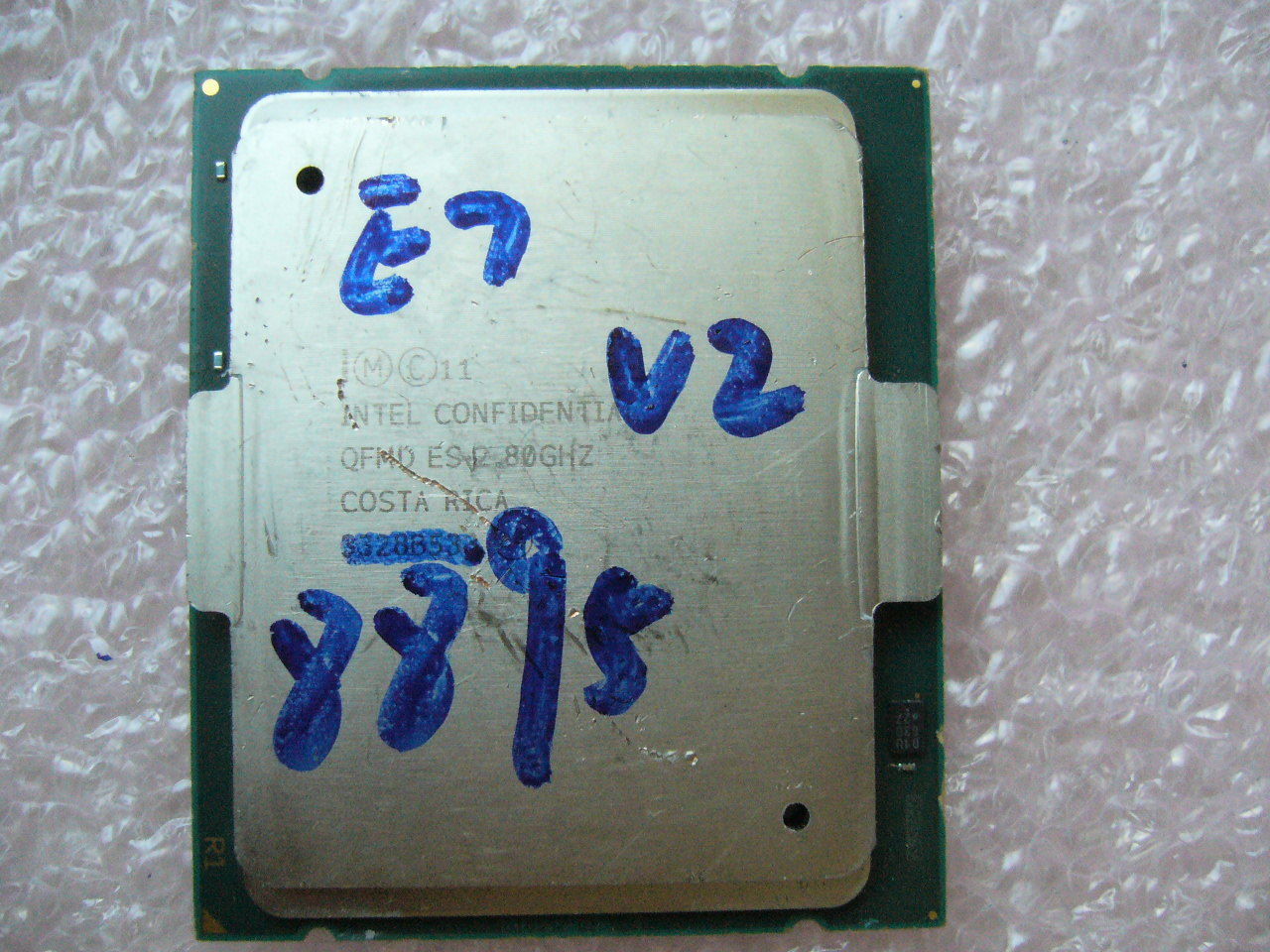 QTY 1x INTEL 15-Cores ES CPU E7-8895 V2 2.8GHZ/37.5MB LGA2011-1