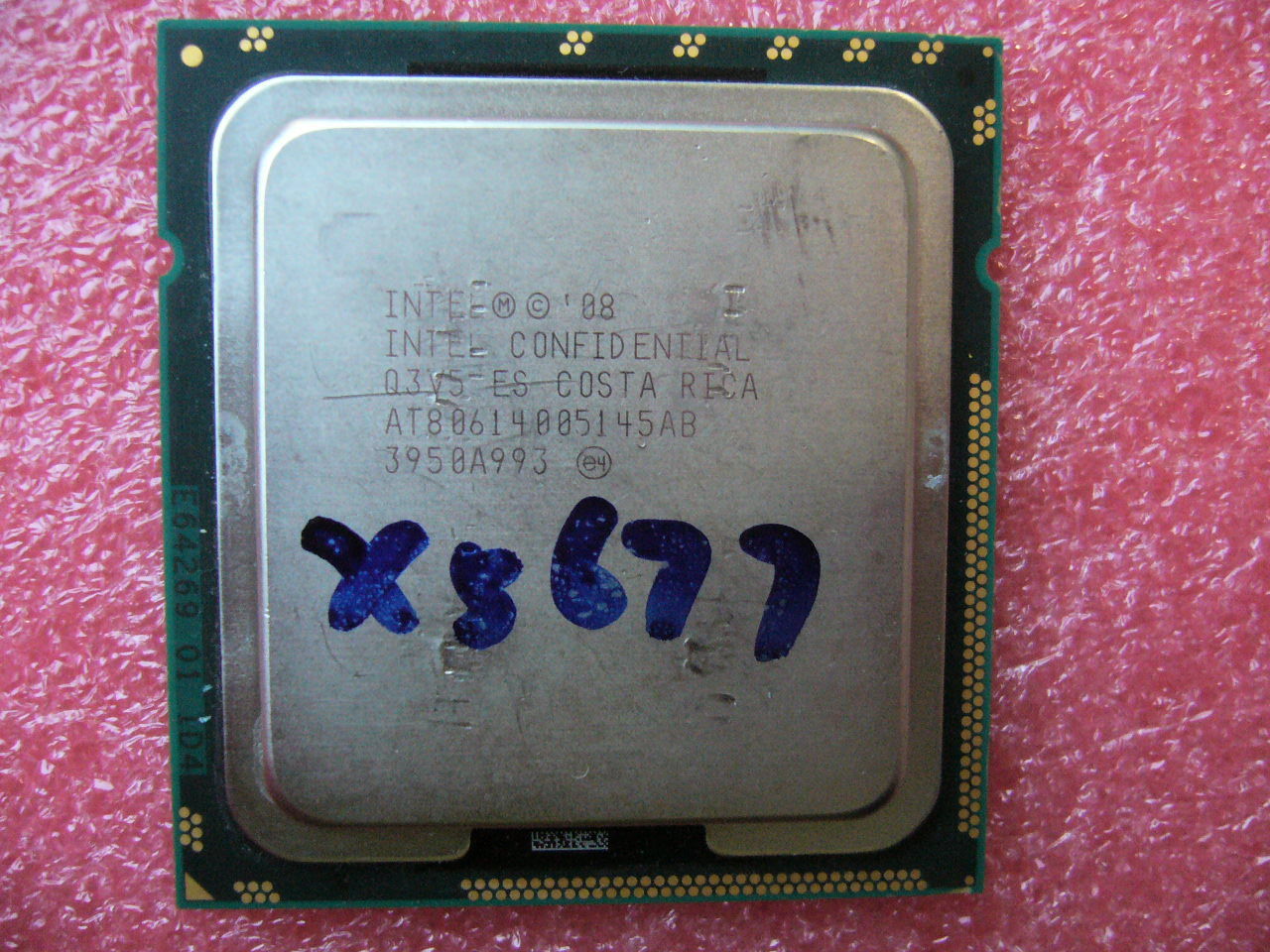 QTY 1x INTEL Quad-Cores Xeon ES CPU X5677 3.46GHZ/12MB LGA1366 Q3V5