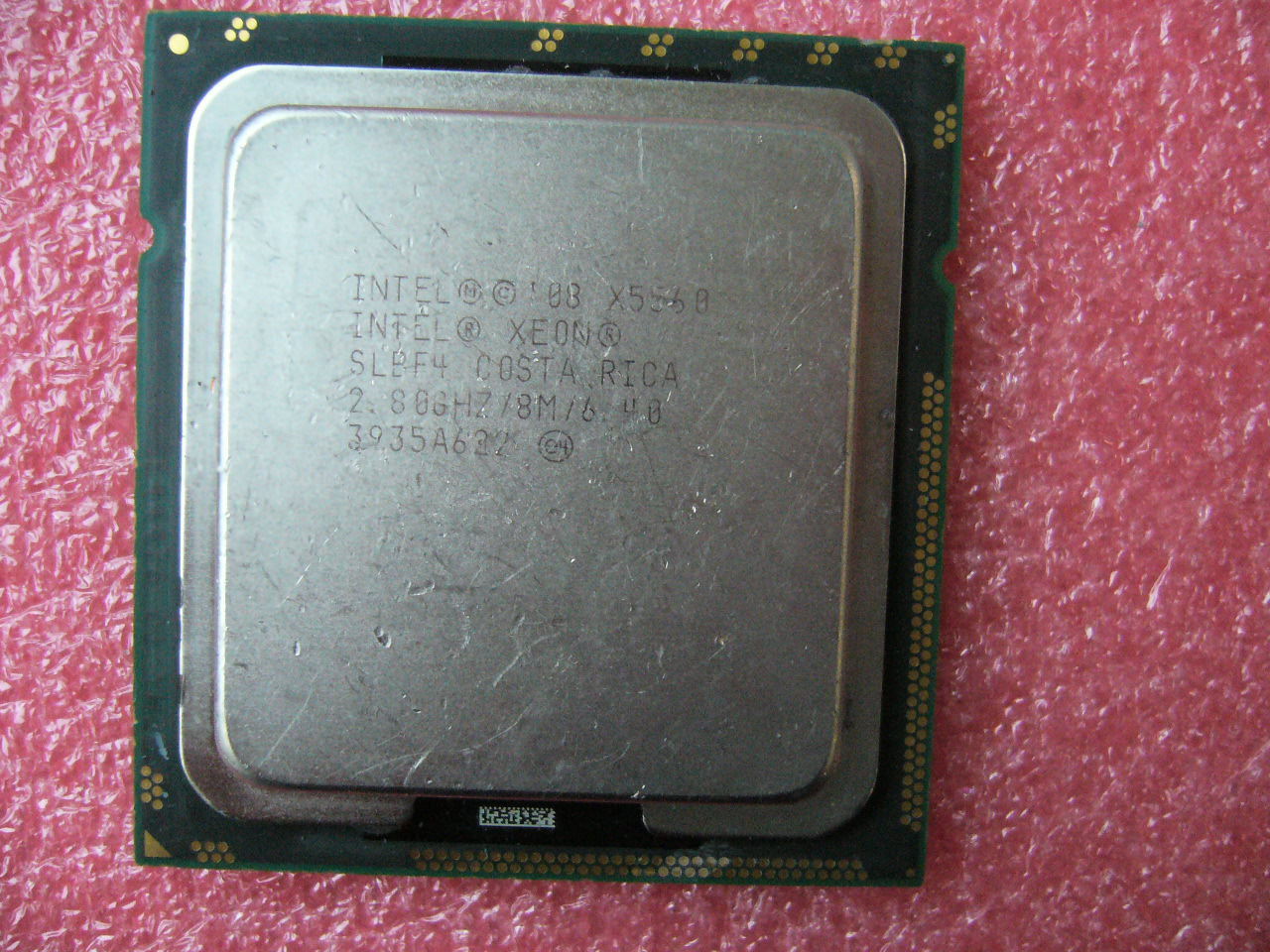 QTY 1x INTEL Quad-Cores CPU X5560 2.8GHZ/8MB 6.4GT/s QPI LGA1366 SLBF4