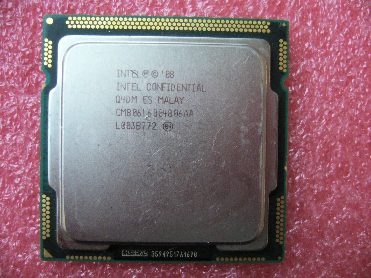 QTY 1x INTEL Core i5 Dual Core CPU i5-680 3.6GHZ/4MB LGA1156 ES Q4DM