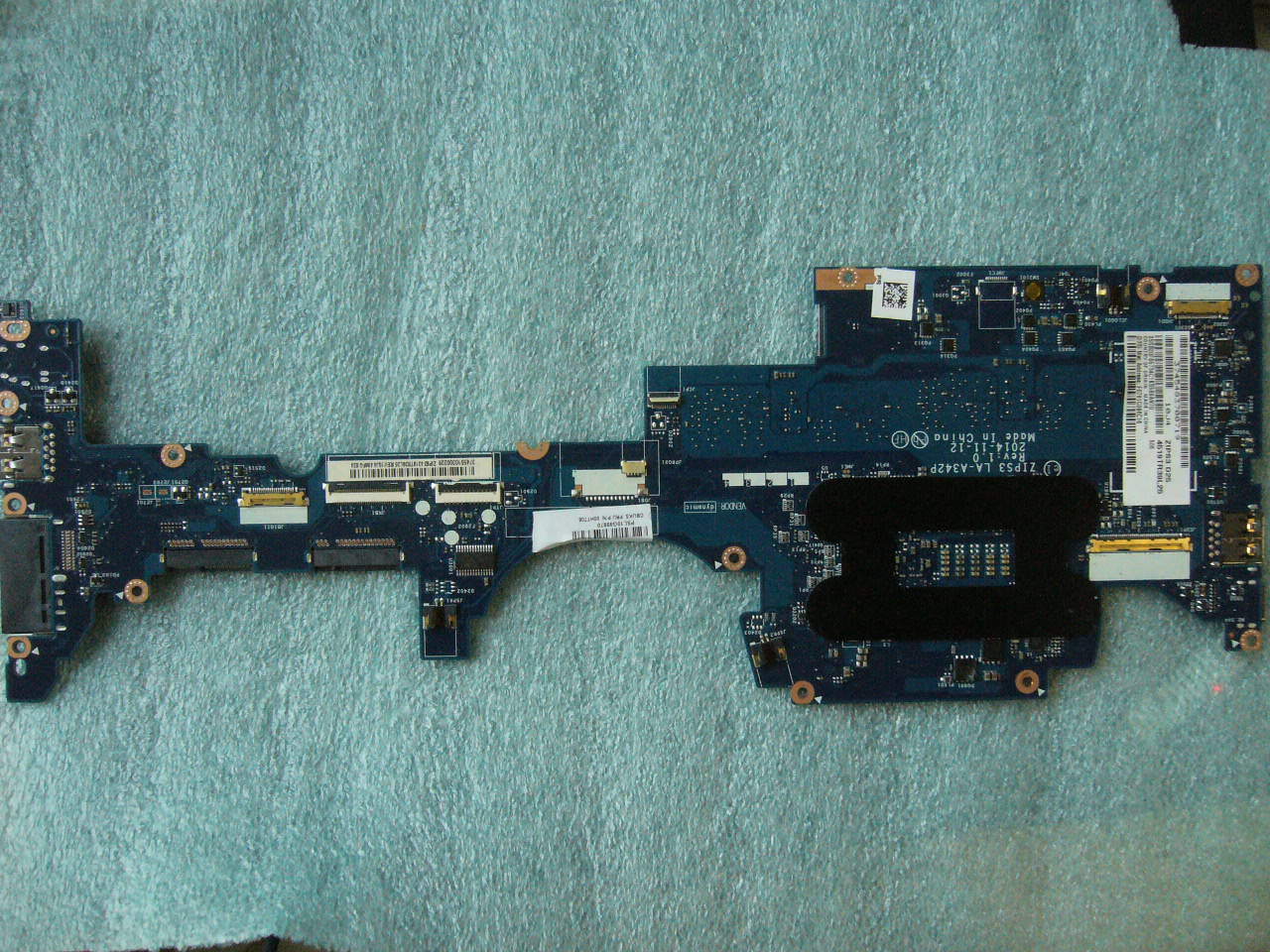 QTY 1x Lenovo Thinkpad Yoga 12 laptop motherboard i5-5200U 8GB LA-A342P ZIPS3 - Click Image to Close