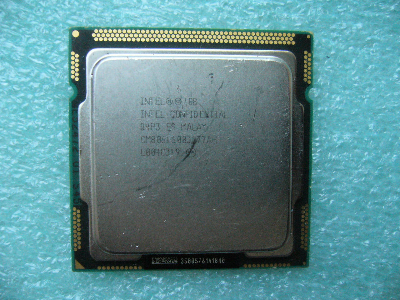 QTY 1x INTEL i3-560 Dual Core ES CPU 3.33GHZ/4MB LGA1156 ES Q4P3