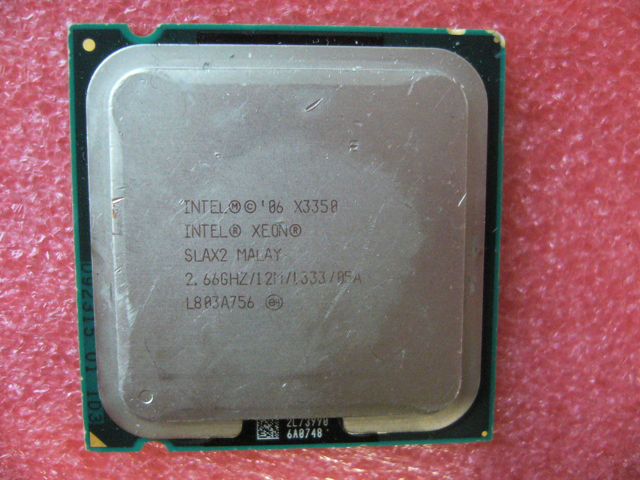 QTY 1x INTEL Quad Cores X3350 CPU 2.66GHz/12MB/1333Mhz LGA775 SLAX2 - zum Schließen ins Bild klicken