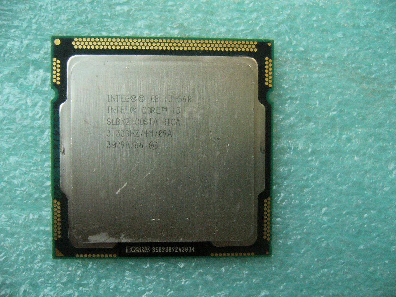QTY 1x INTEL i3-560 Dual Core CPU 3.33GHZ/4MB LGA1156 SLBY2