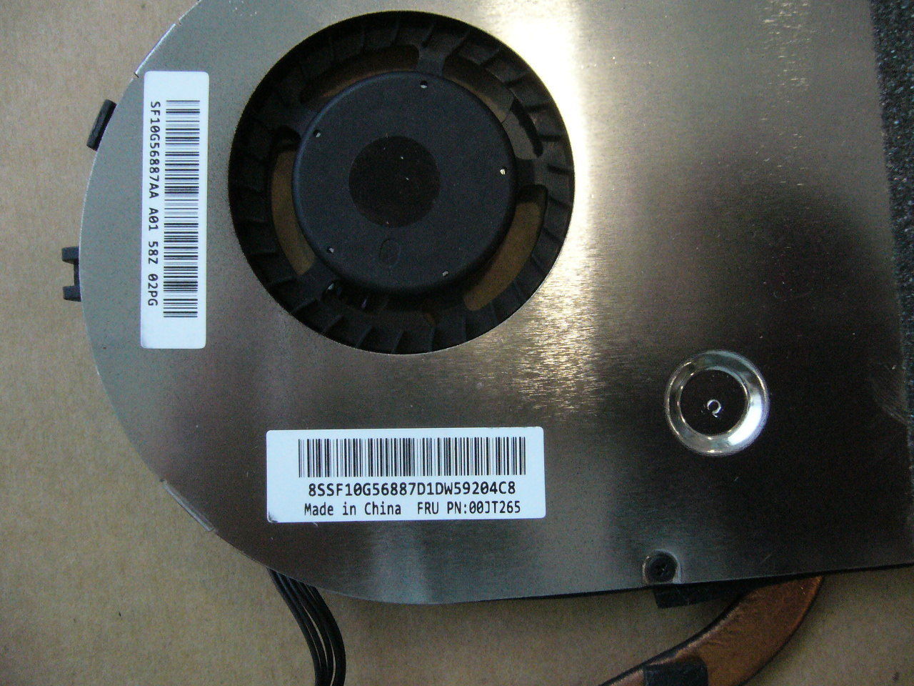 QTY 1x FAN & Heatsink for Lenovo Thinkpad T550, T430u laptop - Click Image to Close