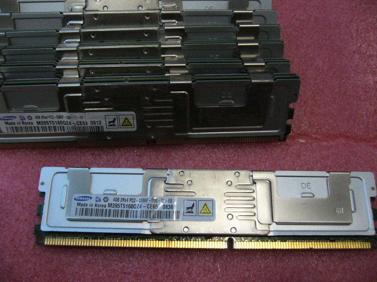 QTY 1x 4GB DDR2 PC2-5300F ECC FBD Server memory Nanya Samsung Hynix Micron