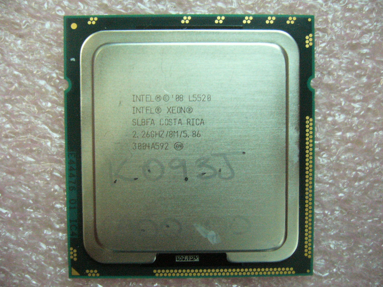 QTY 1x INTEL Quad-Cores CPU L5520 2.26GHZ/8MB 5.86GT/s QPI LGA1366 SLBFA - zum Schließen ins Bild klicken