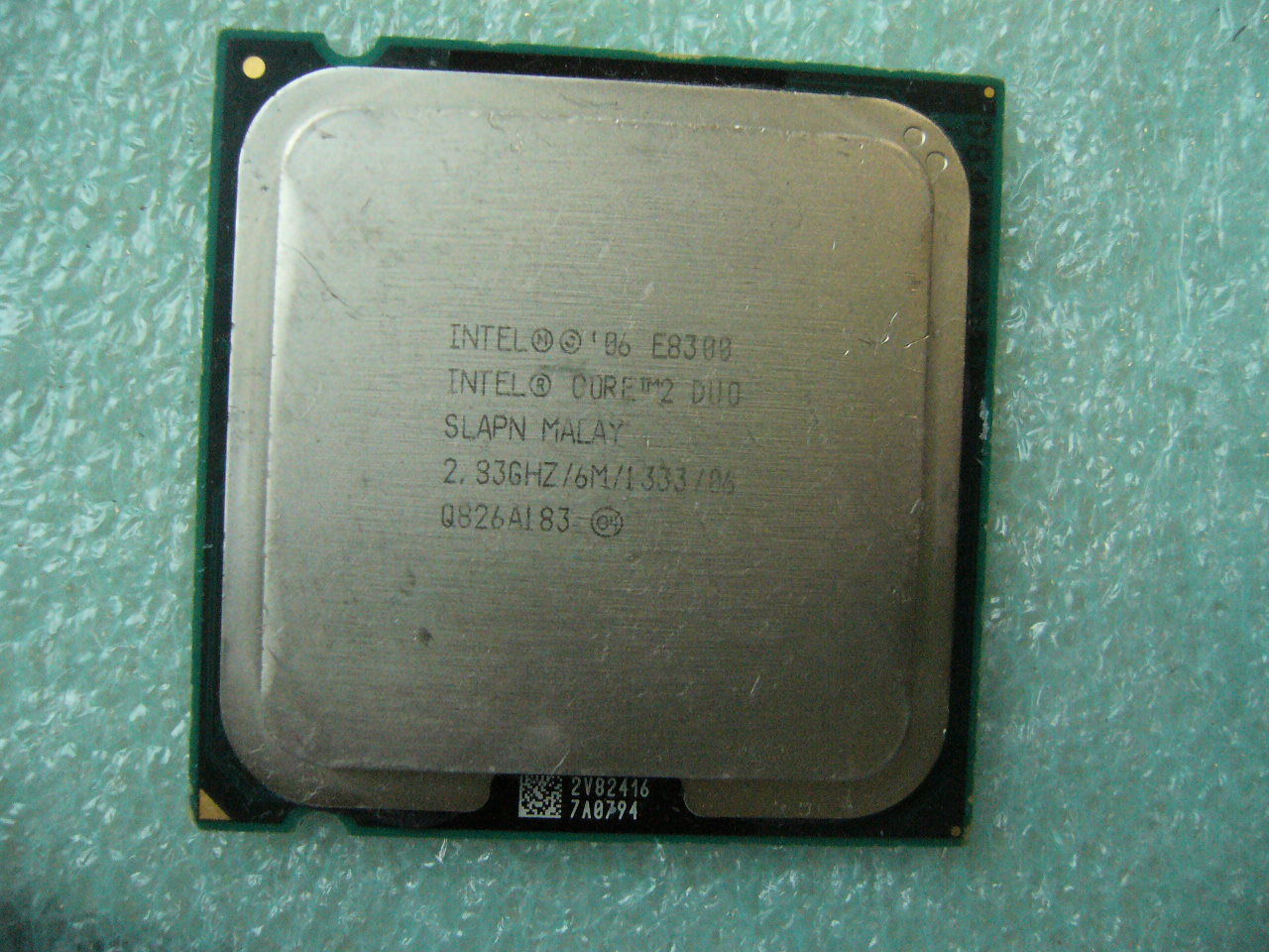 QTY 1x INTEL Core 2 Duo E8300 CPU 2.83GHz 6MB/1333Mhz LGA775 SLAPN - Click Image to Close