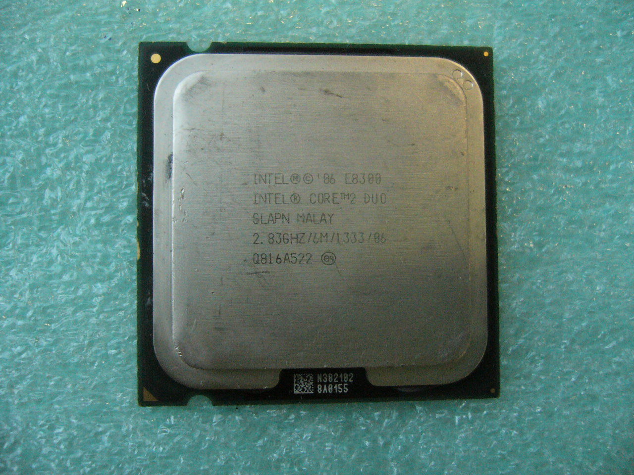 QTY 1x INTEL Core 2 Duo E8300 CPU 2.83GHz 6MB/1333Mhz LGA775 SLAPN - zum Schließen ins Bild klicken