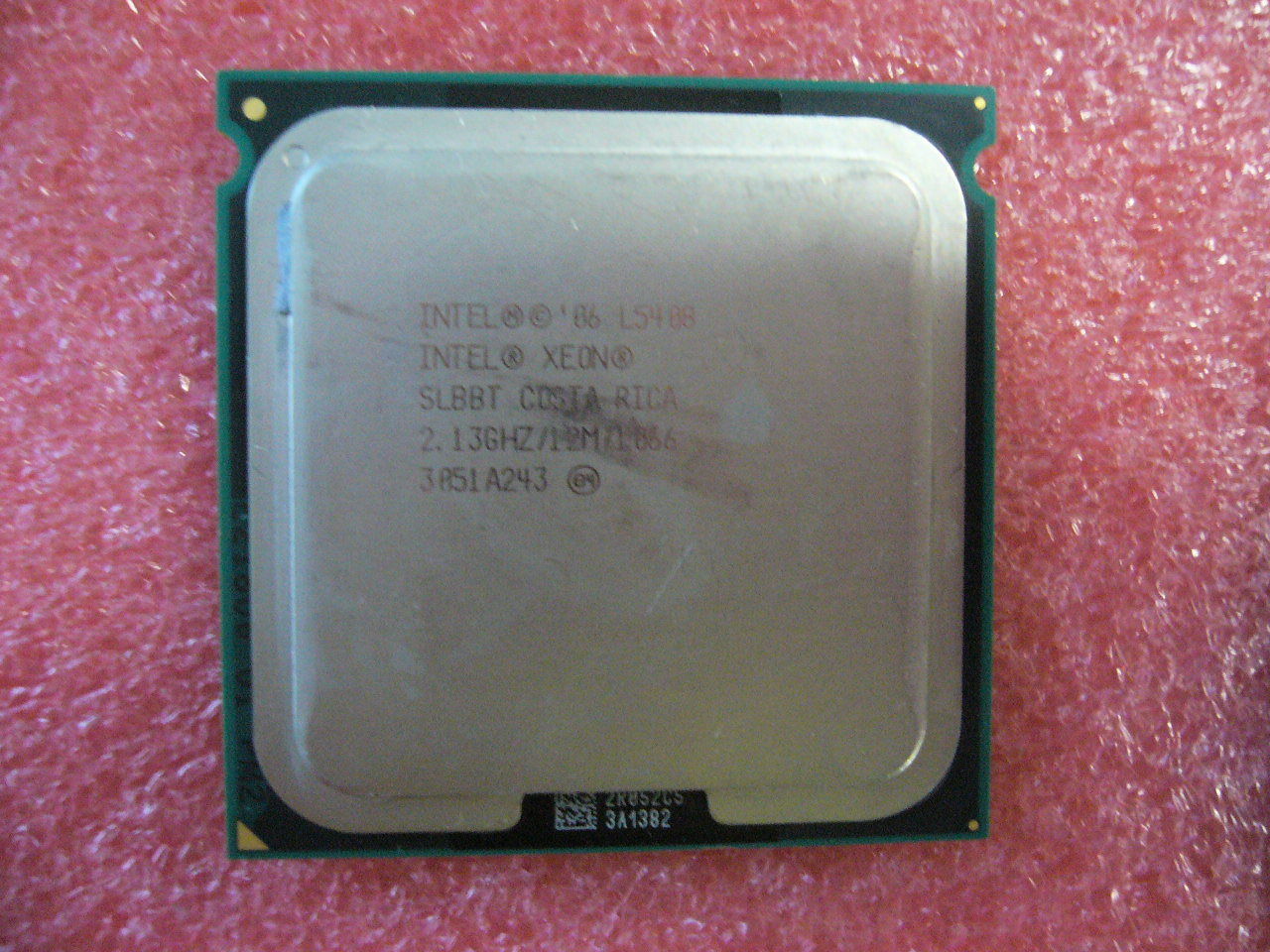 QTY 1x Intel Xeon CPU Quad Core L5408 2.13Ghz/12MB/1066Mhz LGA771 SLBBT TDP 40W