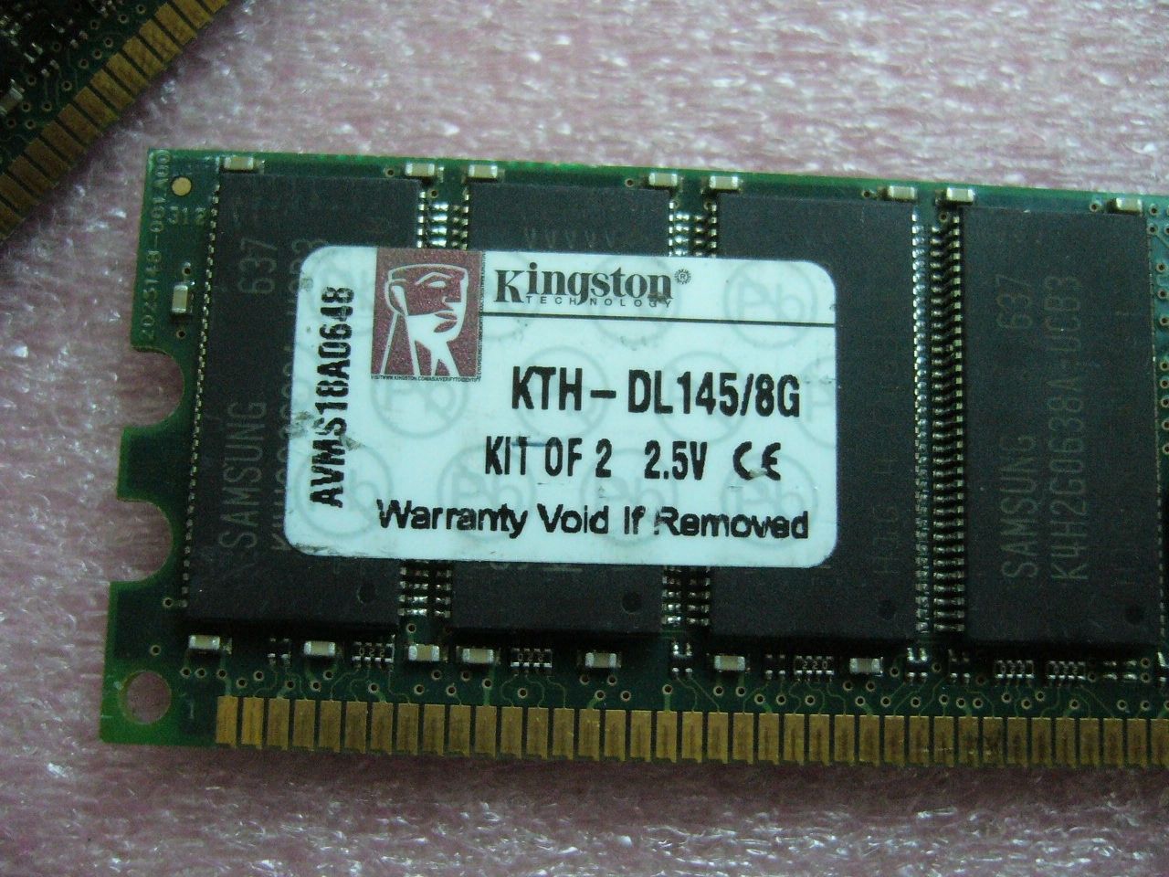 QTY 1x 4GB DDR PC2700R ECC Registered Server memory misc. brands - Click Image to Close