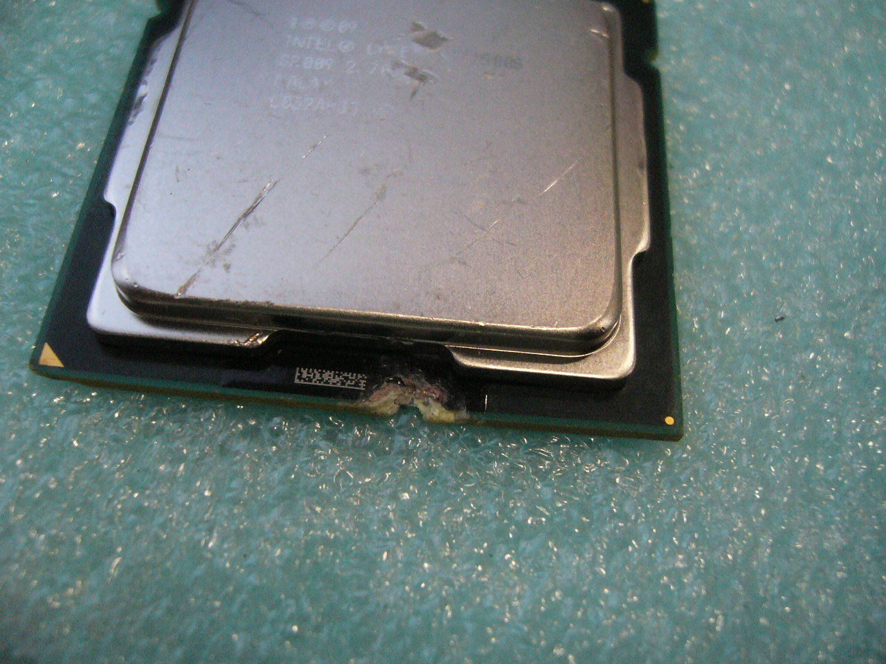 QTY 1x Intel CPU i5-2500S Quad-Cores 2.70Ghz LGA1155 SR009 damaged NOT WORKING - Click Image to Close