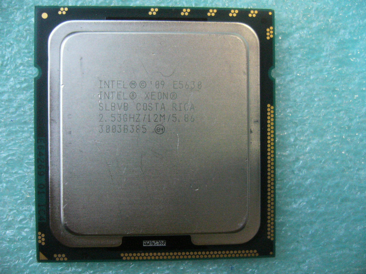 QTY 1x INTEL Quad-Cores Xeon CPU E5630 2.53GHZ/12MB LGA1366 SLBVB