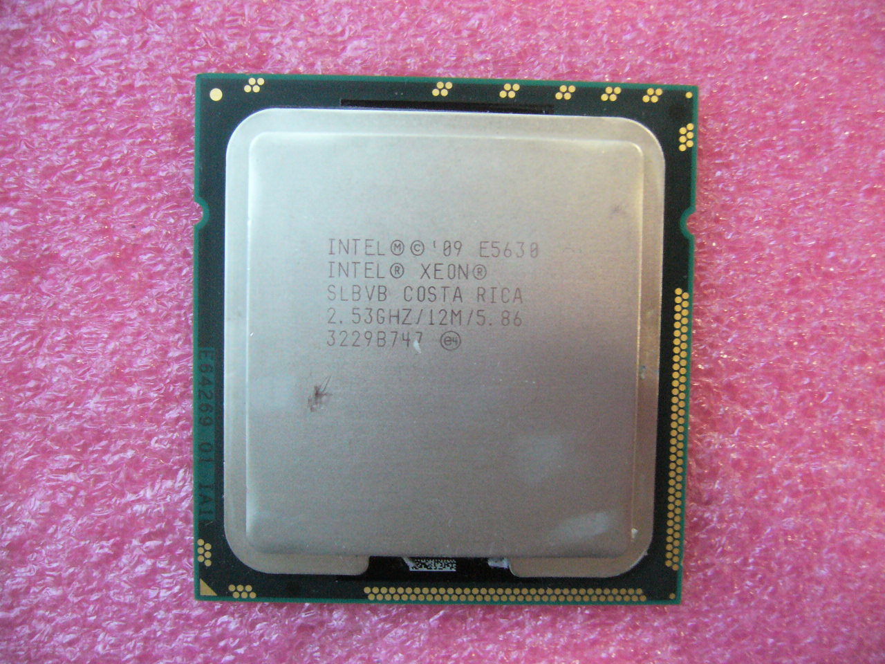QTY 1x INTEL Quad-Cores Xeon CPU E5630 2.53GHZ/12MB LGA1366 SLBVB - Click Image to Close
