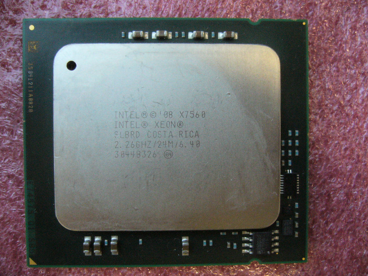 QTY 1x INTEL Eight-Cores CPU X7560 2.26GHZ/24MB 6.4GT/s QPI LGA1567 SLBRD
