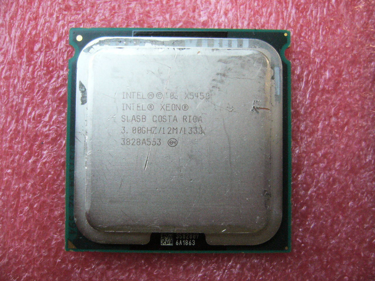 QTY 1x Intel Xeon CPU Quad Core X5450 3.00Ghz/12MB/1333Mhz LGA771 SLASB