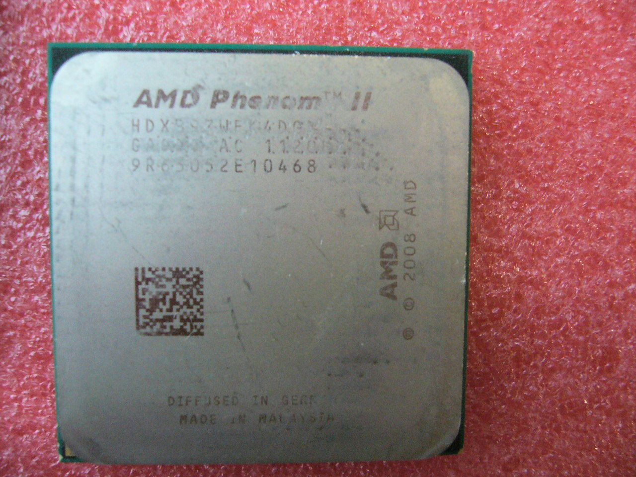 QTY 1x AMD Phenom II X4 B97 3.2 GHz Quad-Core (HDXB97WFK4DGM) CPU AM3 938-Pin